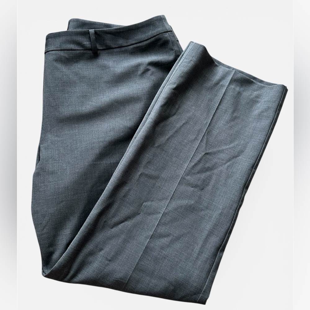 Talbots Plus Size Classic Gray Trousers Dress Pants 16Wp